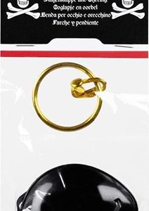 Piratenset (ooglapje en oorbel)