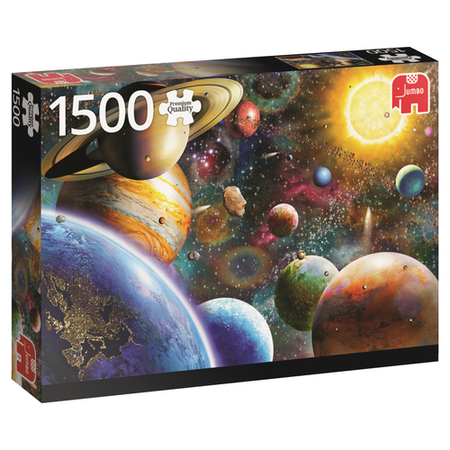 Jumbo Puzzel 1500stuks Planeten in de ruimte