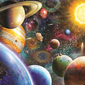 Jumbo Puzzel 1500stuks Planeten in de ruimte