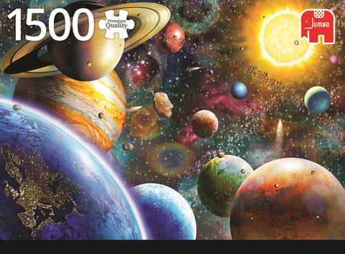 Jumbo Puzzel 1500stuks Planeten in de ruimte - Afbeelding 4