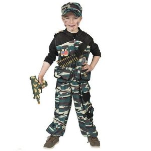 Combat Trooper – leger kostuum (kinderen) – Maat 152