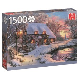 Jumbo Puzzel (1500stuks) – Premium Collection – Winter Cottage