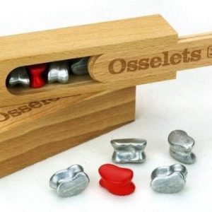 Bikkels in beukenhouten box