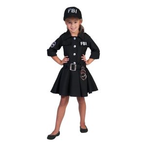 FBI Meisje – politie kostuum (kinderen) – maat 128