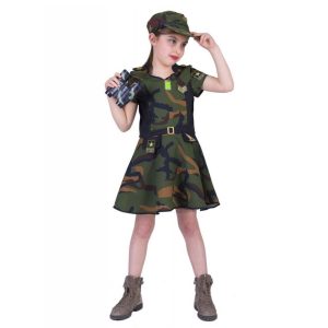 Army Girl Anna kostuum (kinderen) – Maat 128