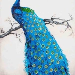 Diamond Dotz – Blue Peacock 60x84cm