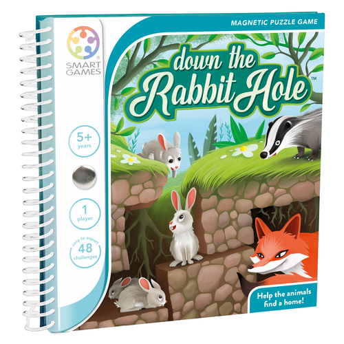 Smart Games Magnetic Travel - Down The Rabbit Hole