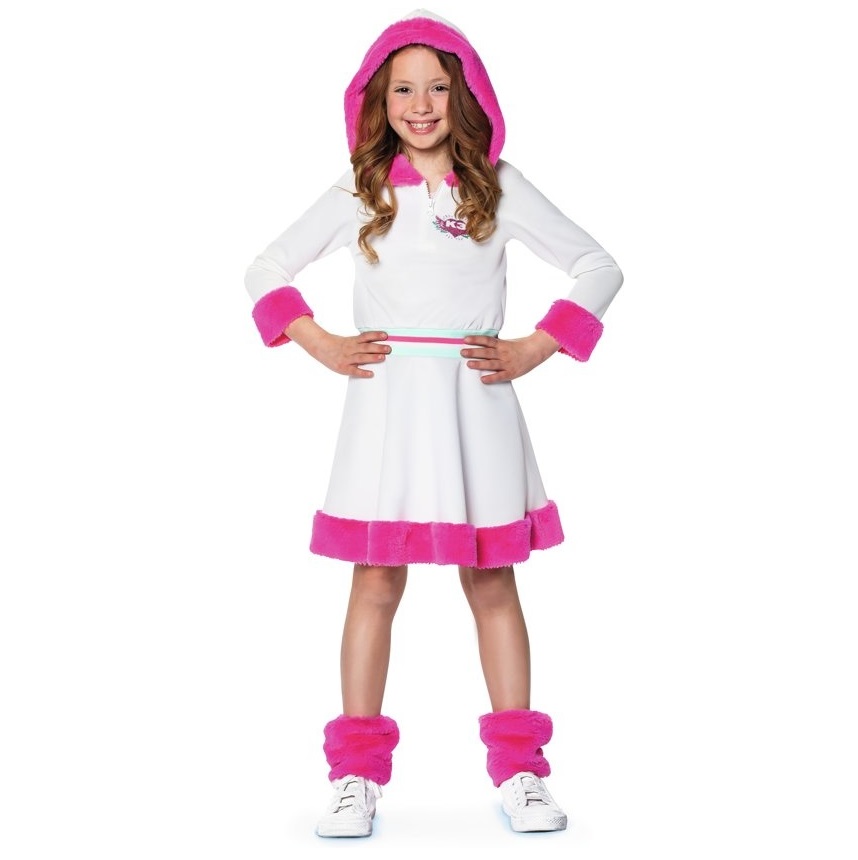 K3 - Verkleedjurkje "DROMEN" met beenwarmers - maat 9 tot 11 jaar