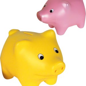 Spaarvarken 19cm – assorti – 1 exmplaar