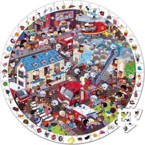 Observatie puzzel (208stuks) in koffer – Brandweer