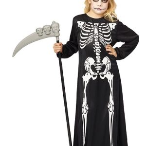 Kostuum Jurk Skelet 140