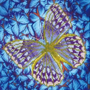 Diamond Dotz – Flutter by Silver 30x30cm