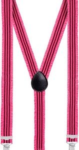 Bretellen Ruches – neon roze