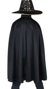 Zwarte magie cape + hoed – Kind (onesize)