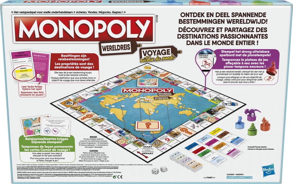 Monopoly - Wereldreis - Afbeelding 5