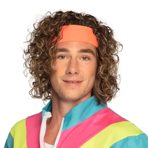 Hoofdband Retro NEON – oranje