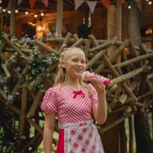 K3 – Verkleedjurk “De 3 biggetjes” – 6 tot 8 jaar