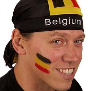 Bandana –  België (zwart/geel/rood)