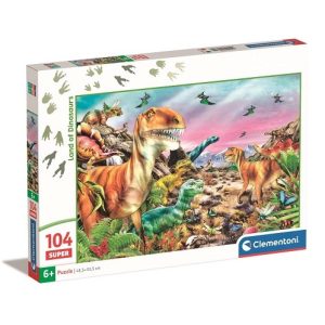 Clementoni Puzzel 104st Super Dinosaurs