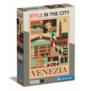 Clementoni Puzzel 1000st Venezia Style in the City Compact Box