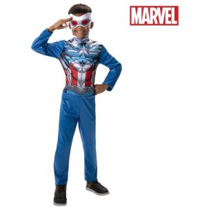 Marvel – Captain America kostuum kinderen – Maat Medium