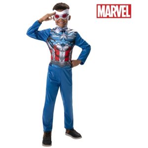 Marvel – Captain America kostuum kinderen – Maat Large