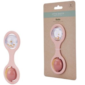 Little dutch bal rammelaar roze