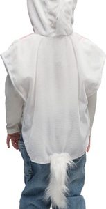 Kinderponcho eenhoorn 3-4 j