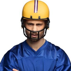 Helm American football geel