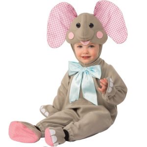 Kostuum Olifant “Elli-phant” – Maat 24-36M