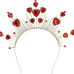 Diadeem halo kroon Juliette (hartjes)
