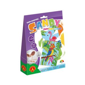 Sandy – Zandkunst Papegaai / Flamingo