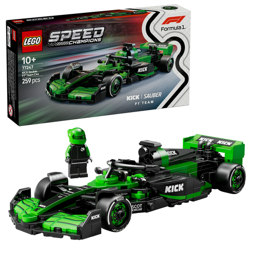 LEGO Speed Champions - KICK Sauber F1 Team C44 racewagen - Afbeelding 9
