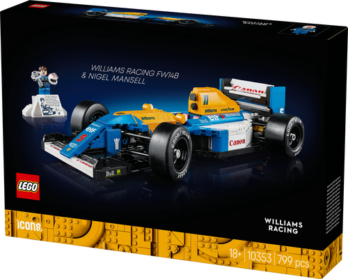 LEGO Icons - Williams Racing FW14B en Nigel Mansell - 10353 - Afbeelding 8