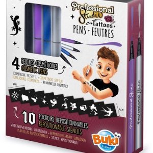 BUKI – Tattoo Pennen (Zilverkleurig)