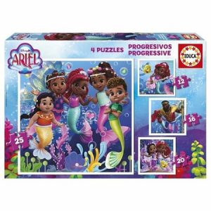 Educa – 4 Puzzels 12-16-20-25 st. Ariel