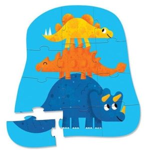 Mini puzzel (12stuks) – Dino vrienden