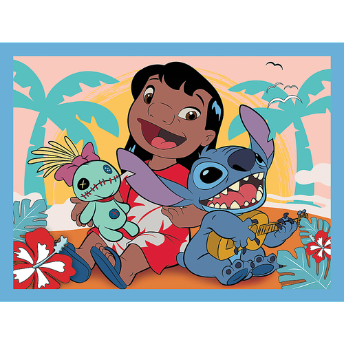Trefl 2in1 - Lilo & stitch puzzel 30&48st + memory - Afbeelding 3
