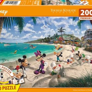 Puzzel (200stuks) – Disney: Mickey en Minnie in Florida