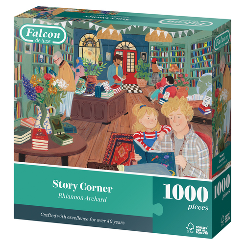 Puzzel Falcon - Story Corner 1000st - Afbeelding 2