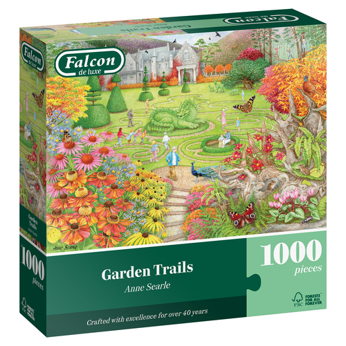 Puzzel Faclcon - Garden Trails 1000st