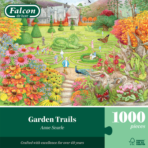 Puzzel Faclcon - Garden Trails 1000st - Afbeelding 3