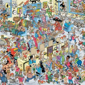 Jan van Haasteren – Bij de Kapper (1000 stukjes)