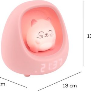 HIBUDDIES NIGHTLIGHT WITH ALARM CLOCK
