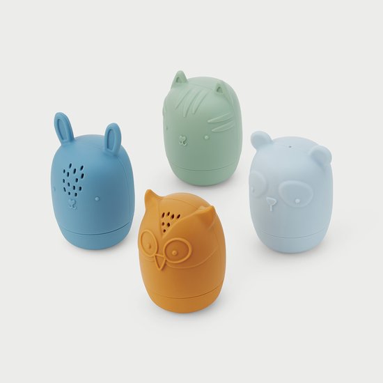 Tickit Silisoft - Dierlijke Waterspuiters (Neutrale Kleuren)