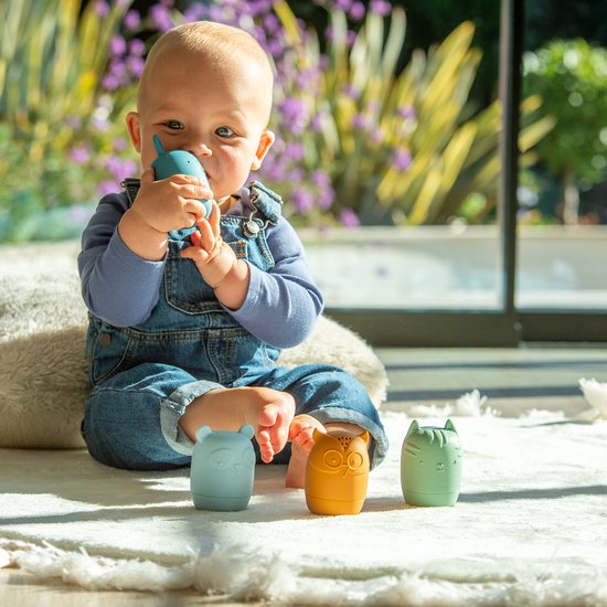 Tickit Silisoft - Dierlijke Waterspuiters (Neutrale Kleuren) - Afbeelding 4