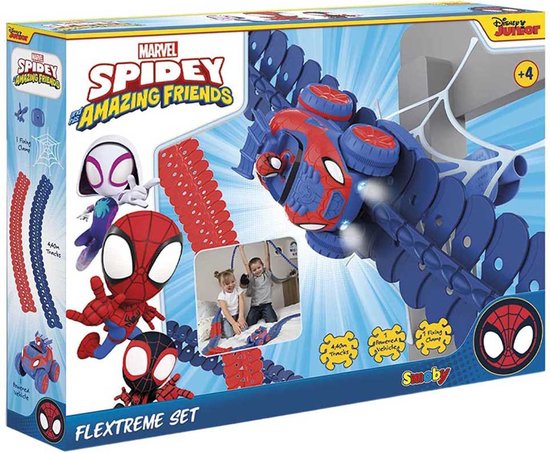 Disney Marvel Spiderman - Flextreme Discovery Set - Racebaan - Afbeelding 5