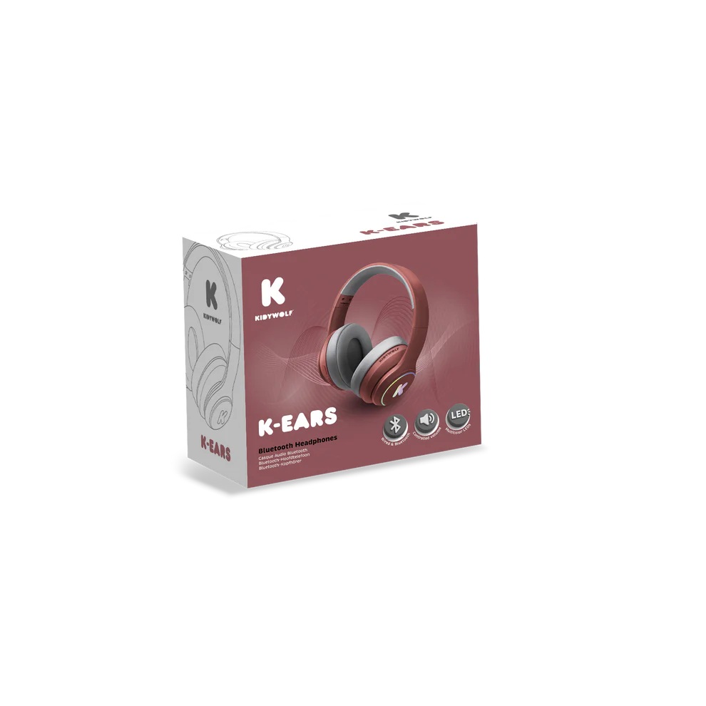 Kidywolf - Kidyears Bluetooth Headset (Rood) - Afbeelding 4