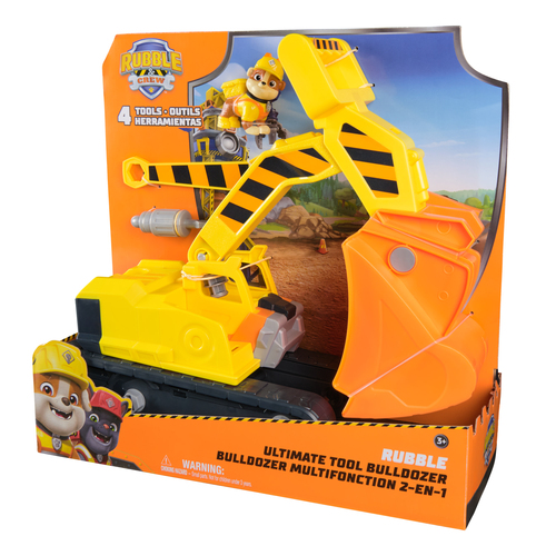 Paw Patrol Rubble And Crew Rubble Deluxe Vehicle - Afbeelding 2