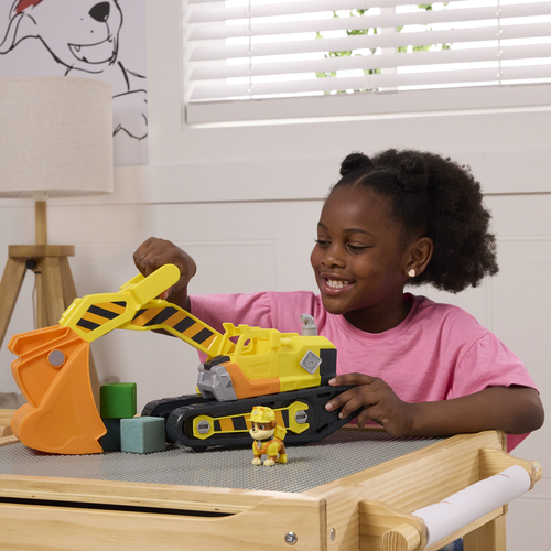Paw Patrol Rubble And Crew Rubble Deluxe Vehicle - Afbeelding 8